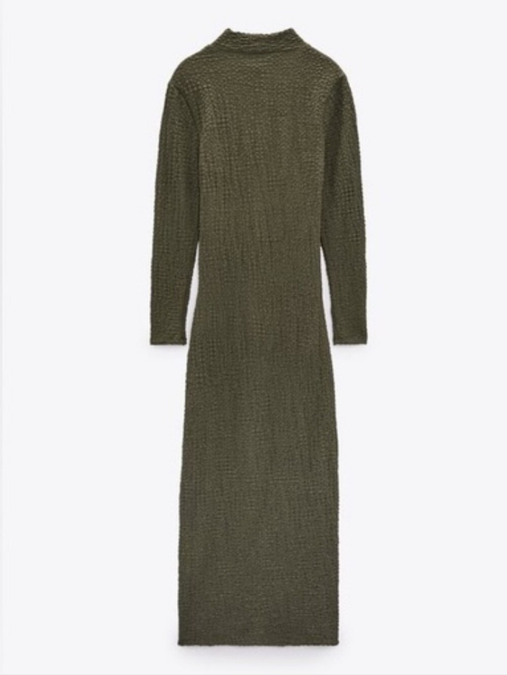 Olive Textured Dress